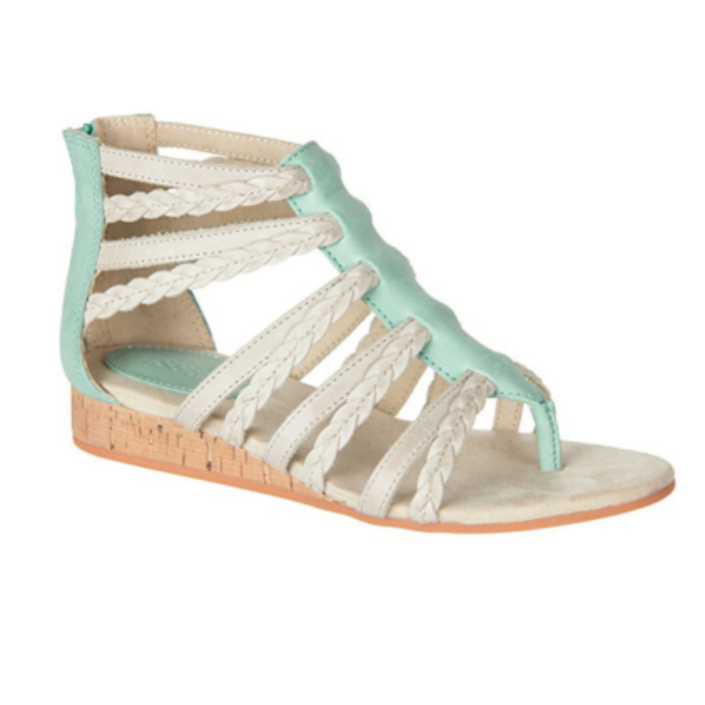 WOLVERINE 1883 JOSIE BRAIDED LEATHER SANDAL